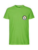 Herren T-Shirt Kein Seelenbohrer für Nazis (lime)