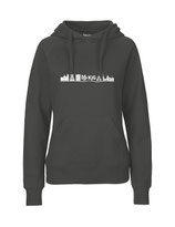 Ladies Hoodie Skyline (white/charcoal)