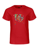 Kinder T-Shirt Konfettiseelenbohrer (red)