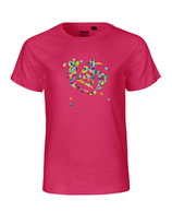 Kinder T-Shirt Konfettiseelenbohrer (pink)