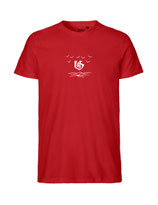 Herren T-Shirt Über dem Meer (red)