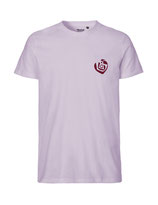 Herren T-Shirt Herzseelenbohrer (bordeaux/dusty purple)