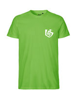 Herren T-Shirt Seelenbohrer (white/lime)