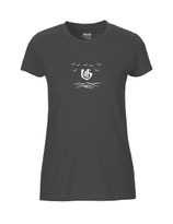 Damen T-Shirt Über dem Meer (charcoal)