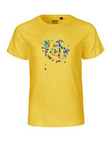 Kinder T-Shirt Konfettiseelenbohrer (yellow)