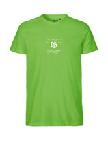 Herren T-Shirt Über dem Meer (lime)