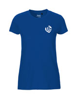 Damen T-Shirt Herzseelenbohrer (white/royal)
