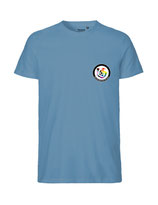 Herren T-Shirt Kein Seelenbohrer für Nazis (dusty indigo)