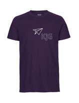 Herren T-Shirt Papierflieger (purple)
