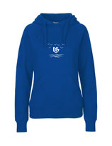 Ladies Hoodie Über dem Meer (royal)