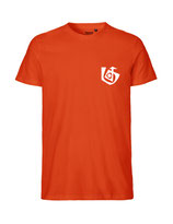 Herren T-Shirt Seelenbohrer (white/orange)