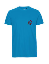 Herren T-Shirt Herzseelenbohrer (bordeaux/saphire)