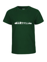 Kinder T-Shirt Skyline (white/bottle green)
