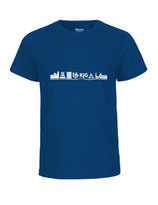 Kinder T-Shirt Skyline (white/royal)