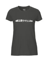Damen T-Shirt Skyline (white/charcoal)