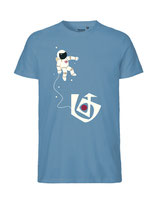 Herren T-Shirt  Astronaut (dusty indigo)