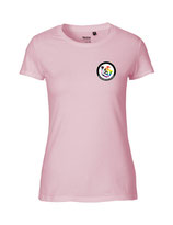 Damen T-Shirt Kein Seelenbohrer für Nazis (light pink)