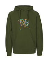 Mens Hoodie Konfettiseelenbohrer (natural)