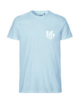 Herren T-Shirt Seelenbohrer (white/light blue)