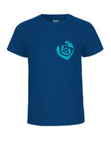 Kinder T-Shirt Herzseelenbohrer (aqua green/royal)
