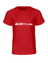 Kinder T-Shirt Skyline (white/red)