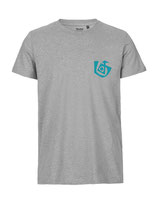 Herren T-Shirt Seelenbohrer (aqua green/grey)