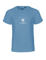 Kinder T-Shirt Über dem Meer (dusty indigo)