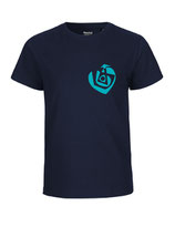 Kinder T-Shirt Herzseelenbohrer (aqua green/navy)