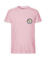 Herren T-Shirt Kein Seelenbohrer für Nazis (light pink)