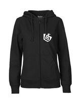 Ladies Zip Hoodie Seelenbohrer (white/black)