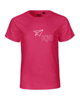 Kinder T-Shirt Papierflieger (white/pink)