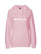 Ladies Hoodie Skyline (white/light pink)