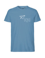 Herren T-Shirt Papierflieger (dusty indigo)
