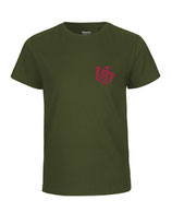 Kinder T-Shirt Seelenbohrer (bordeaux/military)