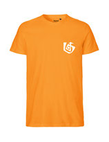Herren T-Shirt Seelenbohrer (white/okay orange)