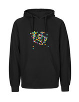 Mens Hoodie Konfettiseelenbohrer (black)