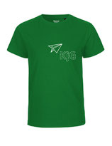 Kinder T-Shirt Papierflieger (white/green)