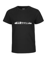Kinder T-Shirt Skyline (white/black)