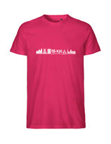 Herren T-Shirt Skyline (pink)