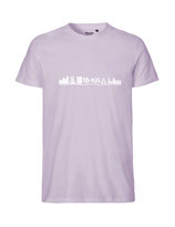 Herren T-Shirt Skyline (dusty purple)