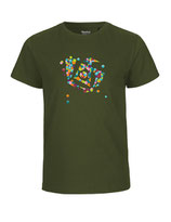 Kinder T-Shirt Konfettiseelenbohrer (military)