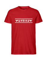 Mens T-Shirt Ugly Christmas (white/red)