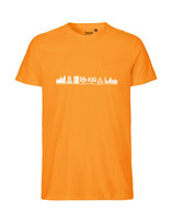 Herren T-Shirt Skyline (okay orange)