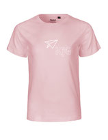 Kinder T-Shirt Papierflieger (white/light pink)