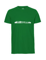 Herren T-Shirt Skyline (green)
