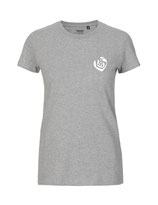 Damen T-Shirt Herzseelenbohrer (white/grey)