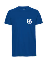 Herren T-Shirt Seelenbohrer (white/royal)