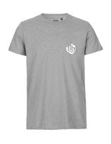 Herren T-Shirt Herzseelenbohrer (white/grey)