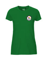 Damen T-Shirt Kein Seelenbohrer für Nazis (green)