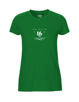 Damen T-Shirt Über dem Meer (green)